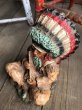 画像6: 70s Vintage Native American Indian Statue 24cm (B823) (6)