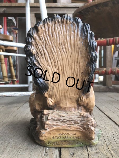 画像4: 70s Vintage Native American Indian Statue 24cm (B823) (4)