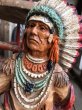 画像13: 70s Vintage Native American Indian Statue 40cm (B824) (13)