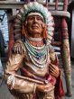 画像14: 70s Vintage Native American Indian Statue 40cm (B824) (14)