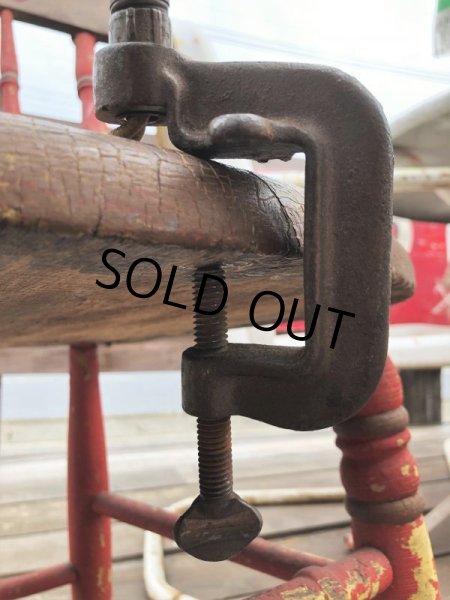 画像4: Vintage EAGLE Industrial Gooseneck Cast Iron Clamp On Lamp (B825) (4)