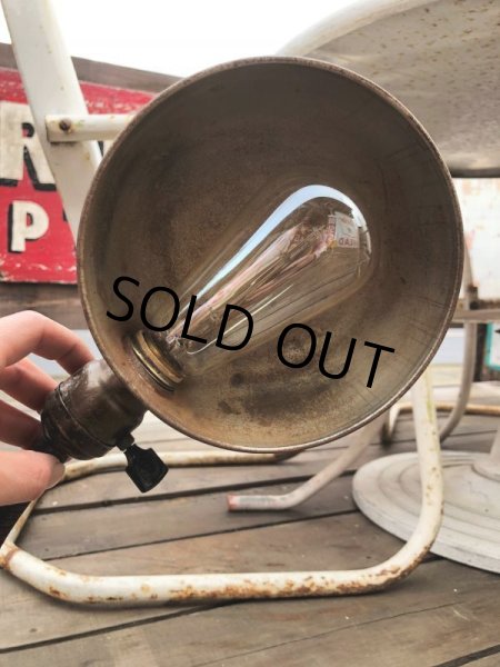 画像9: Vintage EAGLE Industrial Gooseneck Cast Iron Clamp On Lamp (B825) (9)