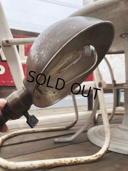 画像8: Vintage EAGLE Industrial Gooseneck Cast Iron Clamp On Lamp (B825) (8)