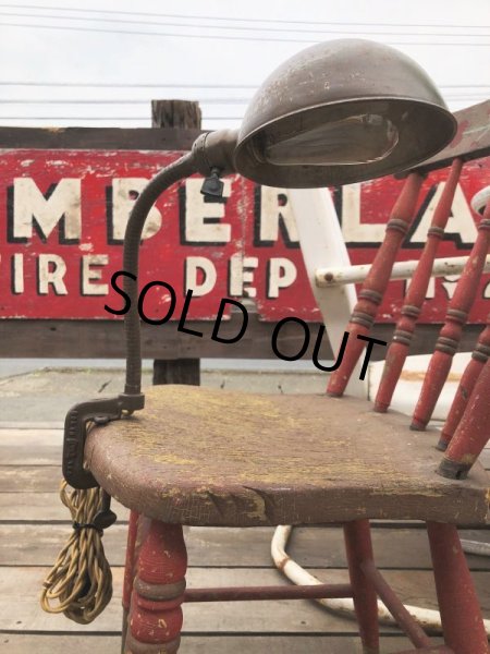 画像18: Vintage EAGLE Industrial Gooseneck Cast Iron Clamp On Lamp (B825) (18)