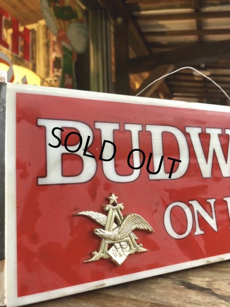 画像4: Vintage BUDWEISER ON DRAUGHT Lighted Sign (B827) (4)