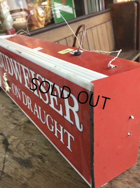 画像5: Vintage BUDWEISER ON DRAUGHT Lighted Sign (B827) (5)