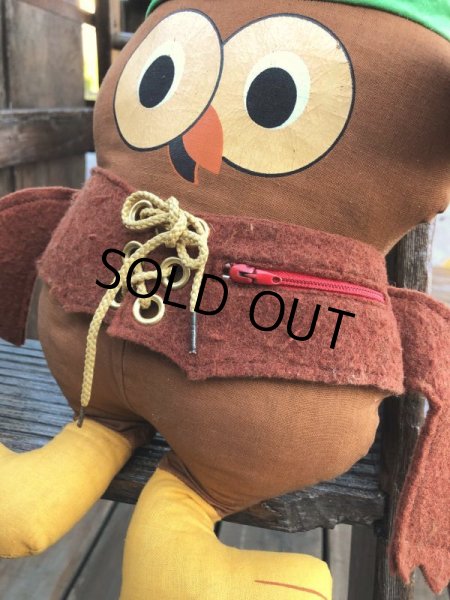 画像6: 70s Vintage Woodsy Owl Pre-school Doll (B832) (6)