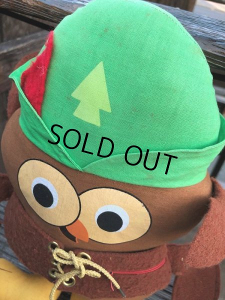 画像8: 70s Vintage Woodsy Owl Pre-school Doll (B832) (8)