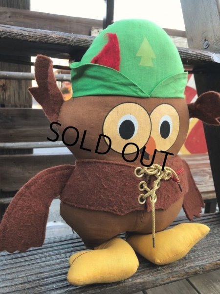 画像2: 70s Vintage Woodsy Owl Pre-school Doll (B832) (2)