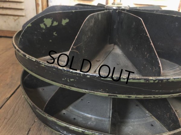 画像11: Vintage Industrial 2 Tier Hardware Store Display  Rotating Parts Bin (B836)  (11)