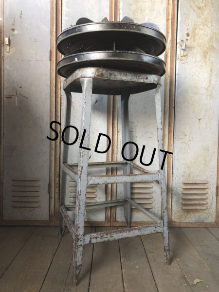 画像14: Vintage Industrial 2 Tier Hardware Store Display  Rotating Parts Bin (B836)  (14)