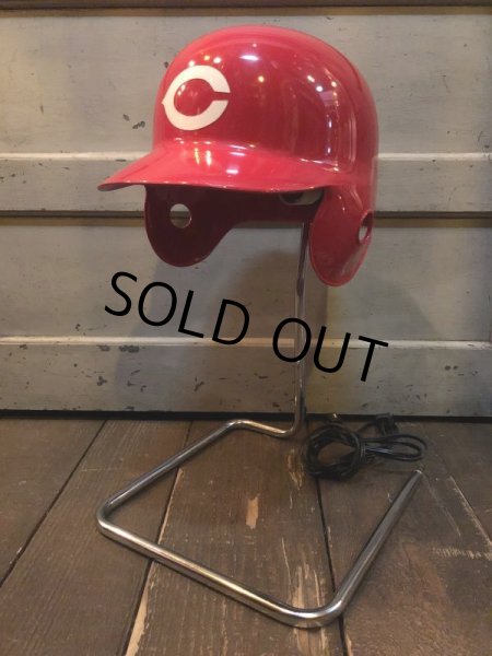 画像9: Vintage MLB Cincinnati Reds Helmet Desk Lamp Light (B860) (9)