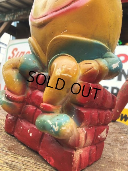 画像6: Vintage Carnival Prize Chalkware Humpty Dumpty Coin Bank (B862) (6)