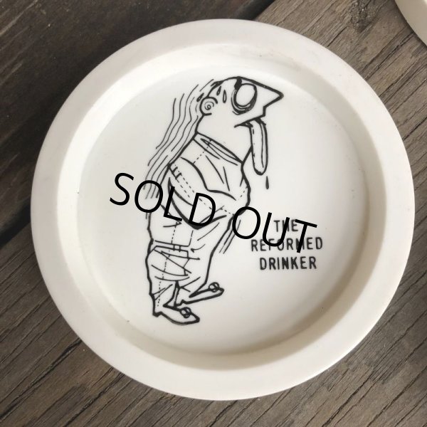 画像8: Vintage WEIRD Drunk People 8 Party Coasters (B863) (8)