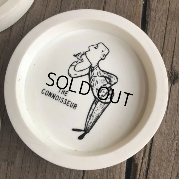 画像7: Vintage WEIRD Drunk People 8 Party Coasters (B863) (7)