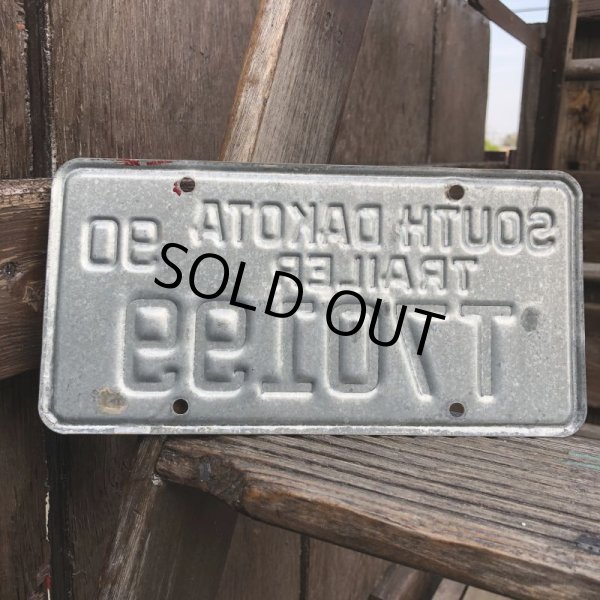 画像3: Vintage Motorcycle & Trailer License Plate T70199 (B872)  (3)