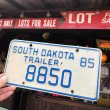 画像1: Vintage Motorcycle & Trailer License Plate 8850 (B873)  (1)