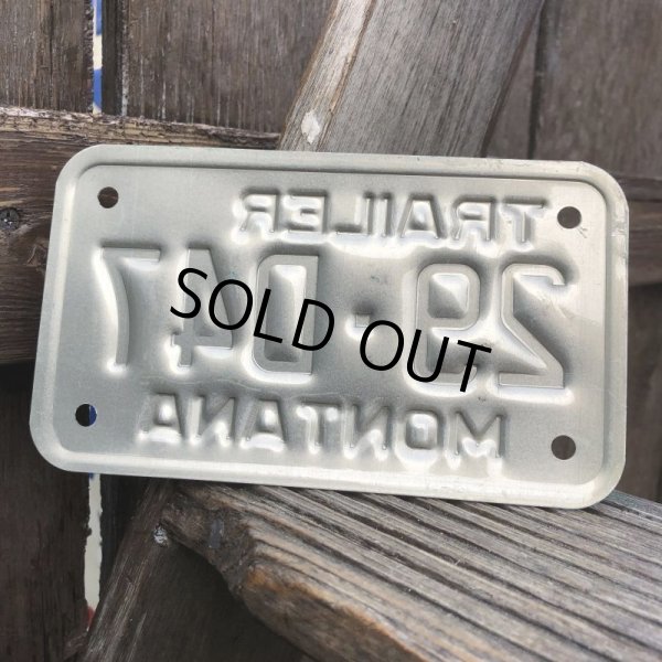 画像3: Vintage Motorcycle & Trailer License Plate 29-D47 (B866)  (3)