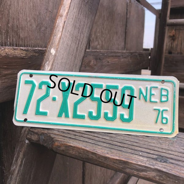 画像2: 70s Vintage Motorcycle & Trailer License Plate 72-X2559 (B868)  (2)