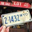 画像1: 70s Vintage Motorcycle & Trailer License Plate 2-1432 (B881)  (1)