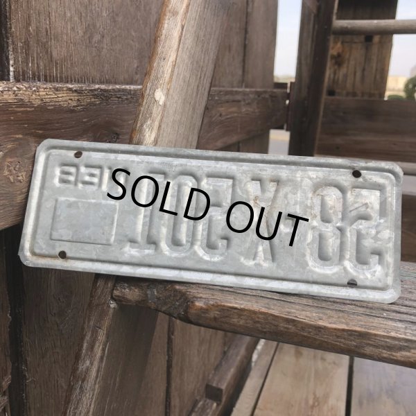 画像3: Vintage Motorcycle & Trailer License Plate 58-X501 (B870)  (3)