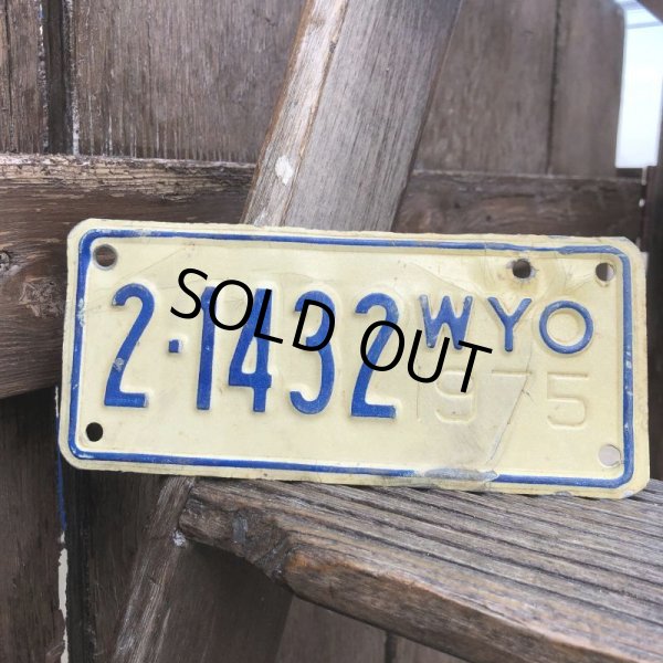 画像2: 70s Vintage Motorcycle & Trailer License Plate 2-1432 (B881)  (2)