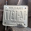 画像3: 70s Vintage Motorcycle & Trailer License Plate 14-1317  (B864)  (3)