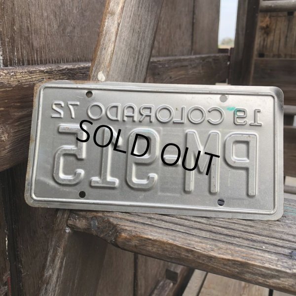 画像3: 70s Vintage Vintage Motorcycle & Trailer License Plate PM-915 (B875)  (3)