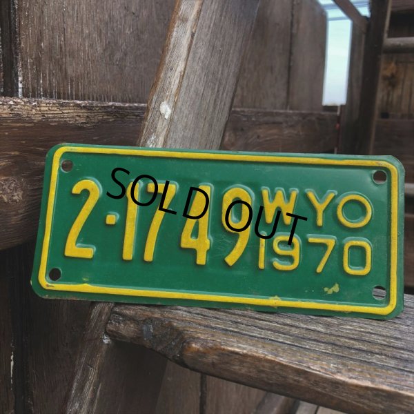 画像2: 70s Vintage Motorcycle & Trailer License Plate 2-1749 (B880)  (2)