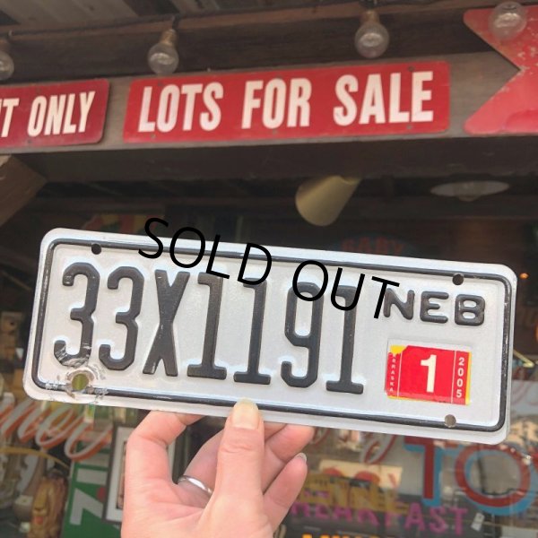 画像1: Vintage Motorcycle & Trailer License Plate 33X1191 (B871)  (1)