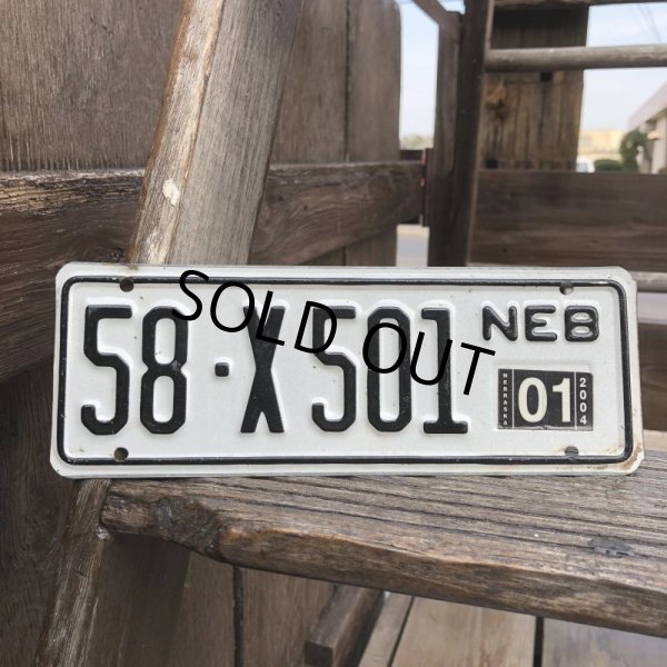 画像2: Vintage Motorcycle & Trailer License Plate 58-X501 (B870)  (2)