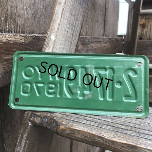 画像3: 70s Vintage Motorcycle & Trailer License Plate 2-1749 (B880)  (3)