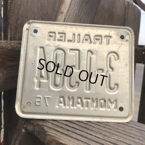 画像3: 70s Vintage Motorcycle & Trailer License Plate 3-1584  (B865)  (3)