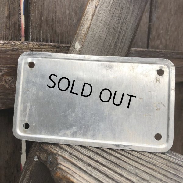 画像3: Vintage Motorcycle & Trailer License Plate BRB304 (B878)  (3)