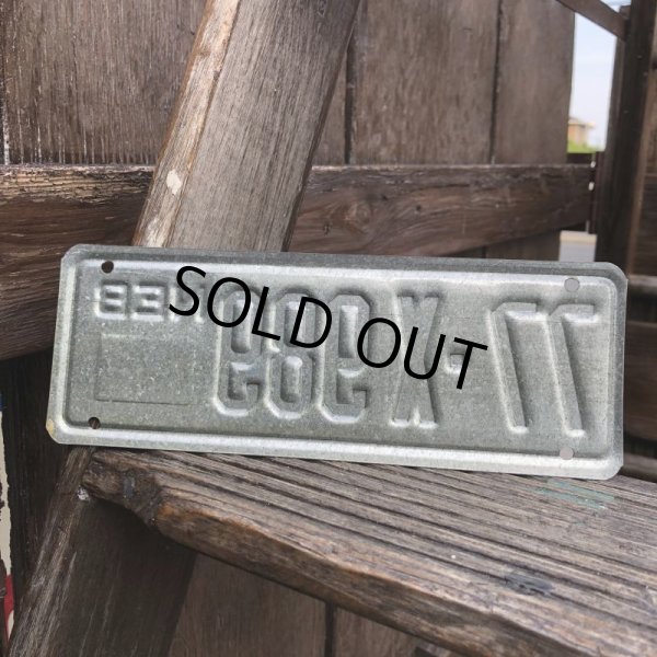 画像3: Vintage Motorcycle & Trailer License Plate 77-X989 (B869)  (3)