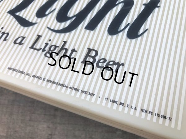 画像6: Vintage Natural Light BEER Lighted Sign (B819) (6)