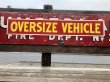 画像3: Vintage Oversize Vehicle Cloth Banner Sign (B820)  (3)