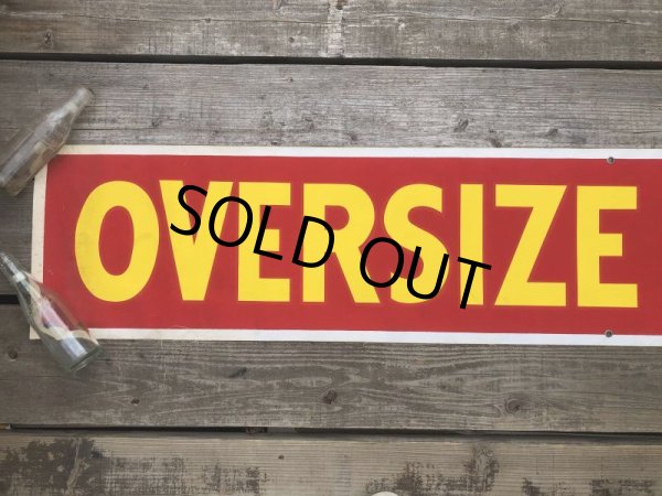 画像8: Vintage Oversize Vehicle Cloth Banner Sign (B820)  (8)