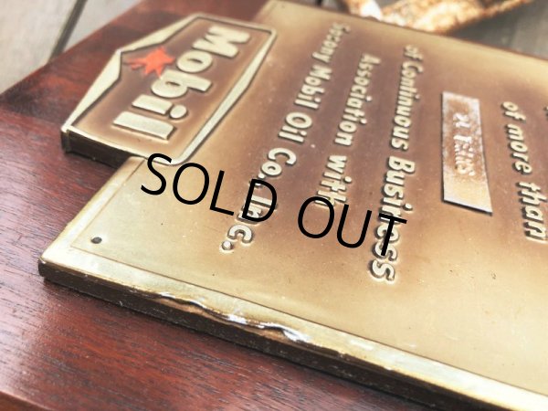 画像6: Vintage Mobil Gas Service Station Sales Award Plaque (B827) (6)