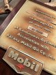 画像5: Vintage Mobil Gas Service Station Sales Award Plaque (B827) (5)