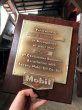 画像1: Vintage Mobil Gas Service Station Sales Award Plaque (B827) (1)