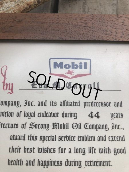 画像3: Vintage Mobil Gas Service Station Sales Award Plaque (B824) (3)
