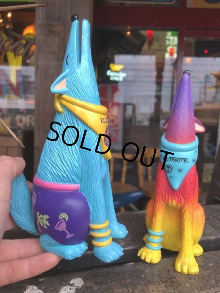 画像11: 90s El Torito Howling Coyote PVC (B829) (11)