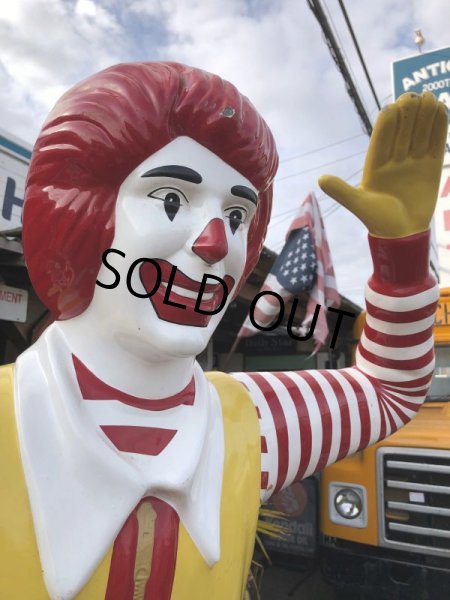 画像9: Vintage Ronald McDonald Store Display Life Size Statue  (B830) (9)