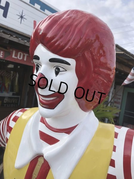 画像10: Vintage Ronald McDonald Store Display Life Size Statue  (B830) (10)