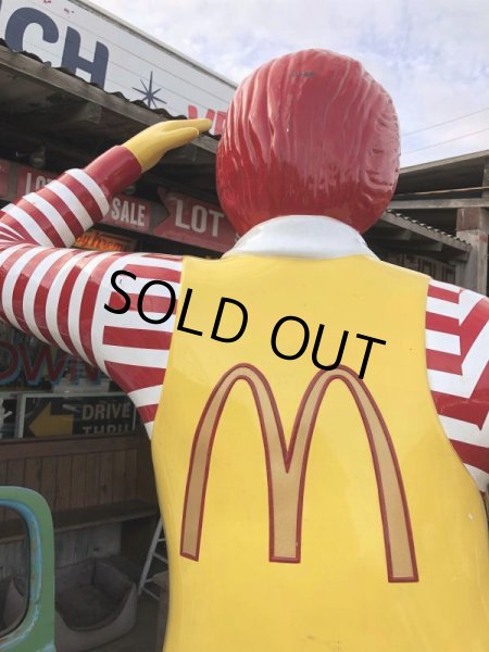 画像12: Vintage Ronald McDonald Store Display Life Size Statue  (B830) (12)