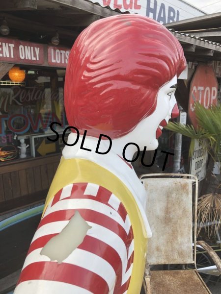 画像11: Vintage Ronald McDonald Store Display Life Size Statue  (B830) (11)