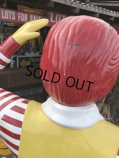 画像13: Vintage Ronald McDonald Store Display Life Size Statue  (B830) (13)
