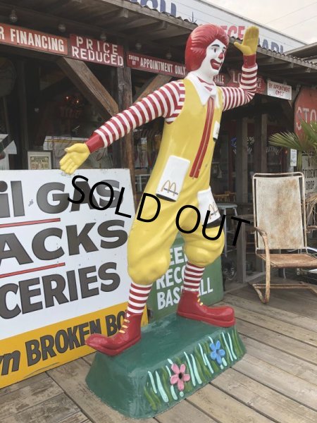 画像5: Vintage Ronald McDonald Store Display Life Size Statue  (B830) (5)