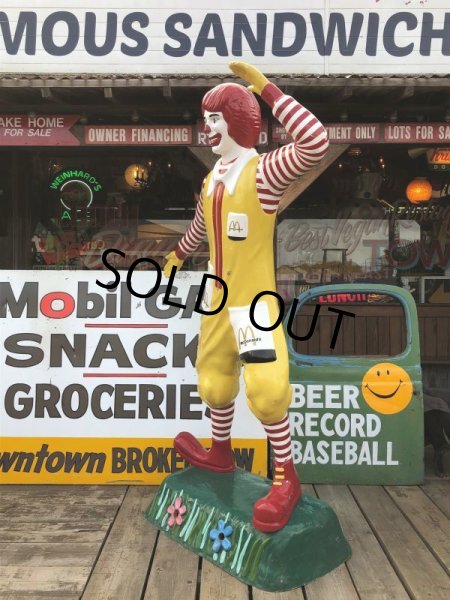 画像3: Vintage Ronald McDonald Store Display Life Size Statue  (B830) (3)